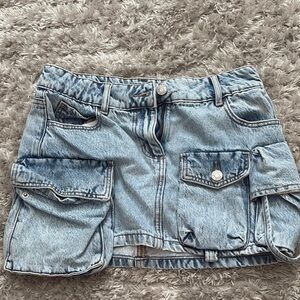 Garage Denim Cargo skirt Size XS
